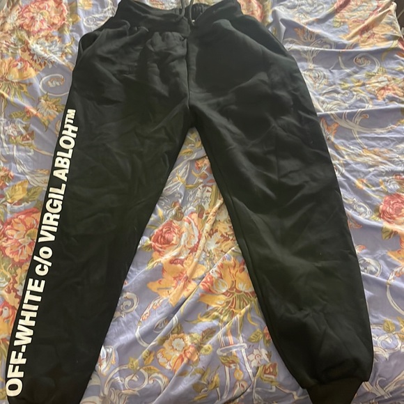 High quality off white joggers